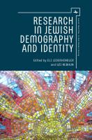 Ed. by Eli Lederhendler, Uzi Rebhun Research in Jewish Demography and Identity 