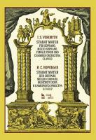 Воробьев И.С. Stabat Mater для сопрано, меццо-сопрано, женского хора и камерного оркестра. Клавир : ноты 