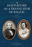 Julia Titus Dostoevsky as a Translator of Balzac 