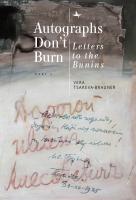 Vera Tsareva-Brauner Autographs Don’t Burn: Letters to the Bunins Part 1