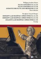 Моцарт В.А. Концерт для флейты с оркестром № 1. К. 313. Концерт для флейты с оркестром № 2. К. 314. Анданте для флейты с оркестром. К. 315. Клавир : ноты 