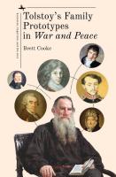Brett Cooke Tolstoy’s Family Prototypes in "War and Peace" 