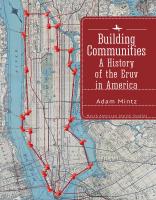 Adam Mintz Building Communities: A History of the Eruv in America 